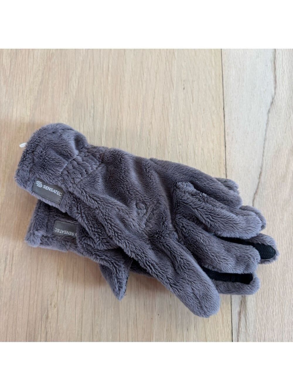 Head Fuzzy Winter Gloves Size Small